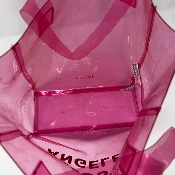 Pink Beach Tote Bag Summmer Vacation Travel Weekender Handbag Purse Tropical mom - Picture 9 of 17